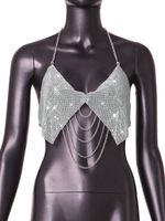 Women's Camisole Tank Tops Metal Backless Sexy Romantic Streetwear Solid Color main image 3