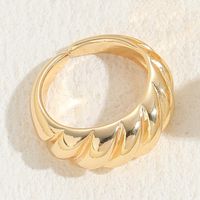 Elegant Luxurious Classic Style Geometric Star Copper Plating Inlay Artificial Pearls 14k Gold Plated Open Ring sku image 3