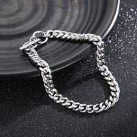 Solid Color Solid Color Stainless Steel Chain Bracelets Necklace main image 7