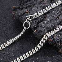 Solid Color Solid Color Stainless Steel Chain Bracelets Necklace main image 1