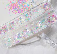 Fairy Style Shiny Square Sequin Nail Decoration Accessories 1 Set main image 2