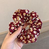 Fashion Flower Synthetic Fibre Pleated Hair Tie 1 Piece sku image 57