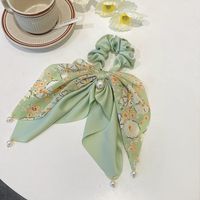 Elegant Lady Ditsy Floral Cloth Hair Tie sku image 1