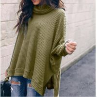 Femmes Tricots Manche Longue Hoodies Et Pulls Molletonnés Décontractée Couleur Unie main image 5