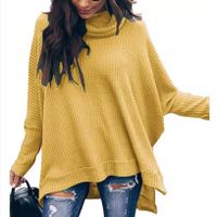 Femmes Tricots Manche Longue Hoodies Et Pulls Molletonnés Décontractée Couleur Unie main image 7