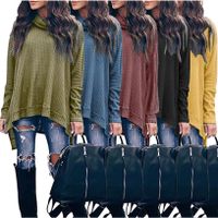 Women's Knitwear Long Sleeve Hoodies & Sweatshirts Casual Solid Color main image 9