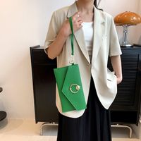 Women's Small All Seasons Pu Leather Elegant Classic Style Envelope Bag Clutch Bag main image 5