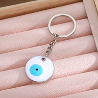 Casual Simple Style Devil's Eye Alloy Bag Pendant Keychain main image 2