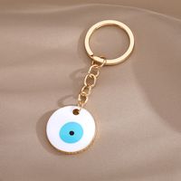 Casual Simple Style Devil's Eye Alloy Bag Pendant Keychain main image 3