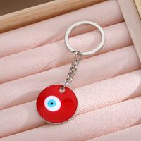 Casual Simple Style Devil's Eye Alloy Bag Pendant Keychain sku image 7