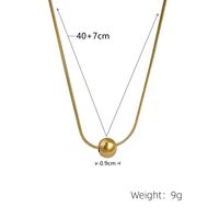 Iron Copper Elegant Plating Solid Color Necklace main image 7