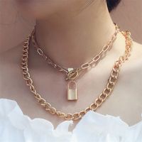 Casual Lady Star Moon Butterfly Alloy Metal Brass Plating Inlay Rhinestones Pearl Zircon 18k Gold Plated Gold Plated Silver Plated Layered Necklaces Long Necklace Necklace sku image 21