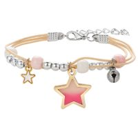 Ig Style Sweet Animal Star Shell Alloy Enamel Braid Inlay Rhinestones Women's Bracelets sku image 5