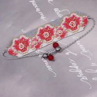 Style Simple Fleur Perle De Rocaille Patchwork Femmes Bracelets main image 4