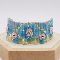 Simple Style Flower Seed Bead Patchwork Women's Bracelets sku image 3