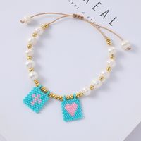 Original Design Heart Shape Freshwater Pearl Bracelets sku image 5
