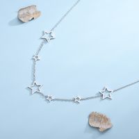 Casual Classic Style Star Titanium Steel Plating 18k Gold Plated Necklace sku image 1