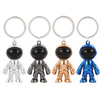 Cartoon Style Astronaut Plastic Unisex Bag Pendant Keychain main image 1