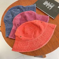 Unisex Basic Classic Style Solid Color Bucket Hat main image 4