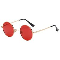 Casual Vacation Solid Color Tac Round Frame Full Frame Women's Sunglasses sku image 11