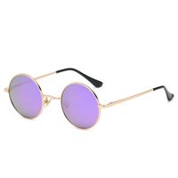 Casual Vacation Solid Color Tac Round Frame Full Frame Women's Sunglasses sku image 23