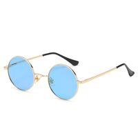 Casual Vacation Solid Color Tac Round Frame Full Frame Women's Sunglasses sku image 16