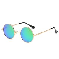 Casual Vacation Solid Color Tac Round Frame Full Frame Women's Sunglasses sku image 22