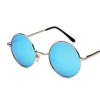 Casual Vacation Solid Color Tac Round Frame Full Frame Women's Sunglasses sku image 19