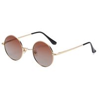 Casual Vacation Solid Color Tac Round Frame Full Frame Women's Sunglasses sku image 8