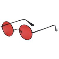 غير رسمي عطلة اللون الصامد تاك إطار دائري اطار كامل المرأة النظارات الشمسية sku image 12