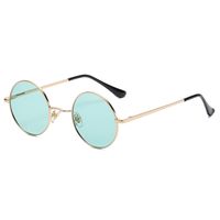 Casual Vacation Solid Color Tac Round Frame Full Frame Women's Sunglasses sku image 14