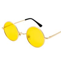 Casual Vacation Solid Color Tac Round Frame Full Frame Women's Sunglasses sku image 17