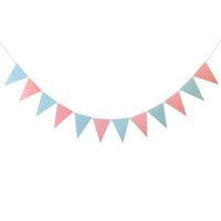 Waves Solid Color Paper Flag Party Decorations sku image 2