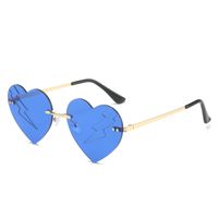 Elegant Simple Style Solid Color Pc Special-shaped Mirror Frameless Women's Sunglasses sku image 9
