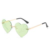 Elegant Simple Style Solid Color Pc Special-shaped Mirror Frameless Women's Sunglasses sku image 11