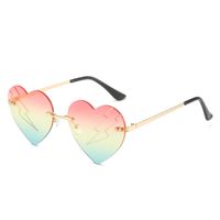 Elegant Simple Style Solid Color Pc Special-shaped Mirror Frameless Women's Sunglasses sku image 7