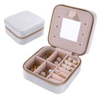 Simple Style Solid Color Flannel Jewelry Boxes sku image 13