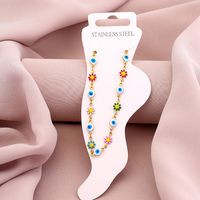 Modern Style Geometric 304 Stainless Steel Plating None 18K Gold Plated Women'S Anklet sku image 8