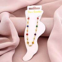 Modern Style Geometric 304 Stainless Steel Plating None 18K Gold Plated Women'S Anklet sku image 7