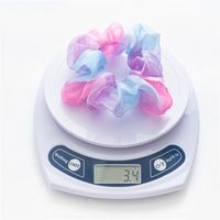 Casual Modern Style Sweet Gradient Color Organza Patchwork Hair Tie main image 4