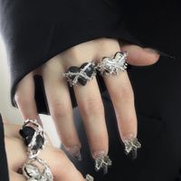 Cool Style Heart Shape Alloy Plating Women's Open Ring main image 3