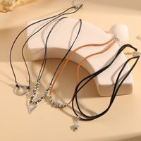 Commute Geometric Ccb Alloy Wax Rope Irregular Unisex Necklace main image 2