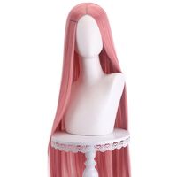 Frau Elegant Gruppe Bühne Cosplay Hochtemperaturdraht Mittelscheitel Langes Glattes Haar Perücken sku image 10