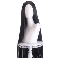 Women's Elegant Party Stage Cosplay High Temperature Wire Centre Parting Long Straight Hair Wigs main image 3