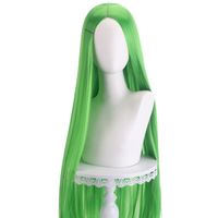Women's Elegant Party Stage Cosplay High Temperature Wire Centre Parting Long Straight Hair Wigs sku image 18