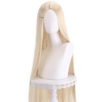 Women's Elegant Party Stage Cosplay High Temperature Wire Centre Parting Long Straight Hair Wigs sku image 17