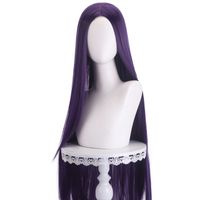 Women's Elegant Party Stage Cosplay High Temperature Wire Centre Parting Long Straight Hair Wigs sku image 19