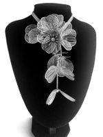 Elegant Luxuriös Glänzend Blume Legierung Überzug Frau Lange Halskette main image 1