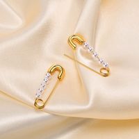 1 Pair IG Style Baroque Style Vacation Geometric Inlay 304 Stainless Steel Artificial Pearls Earrings main image 4