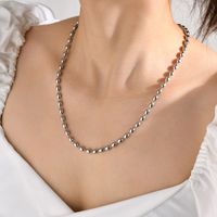 201 Stainless Steel IG Style Simple Style Plating Solid Color Necklace sku image 8